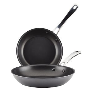 2-Piece Cook + Create Hard Anodized Nonstick Frying Pan Set