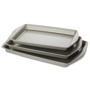 3-Piece Nonstick Jumbo Sheet Pan Set